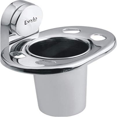 ESTYLO Bath Brand Full Brass Tumbler Holder ROLEX Collection Bath Set (Chrome Finished) Heavy Quality(2128)