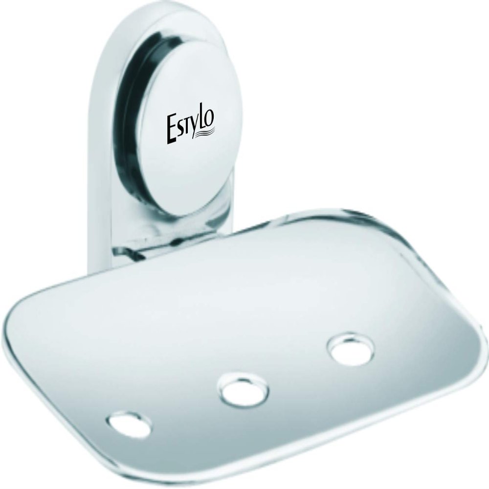 ESTYLO Bath Brand Full Brass Soap Dish ROLEX Collection Bath Set (Chrome Finished) Heavy Quality(2127)