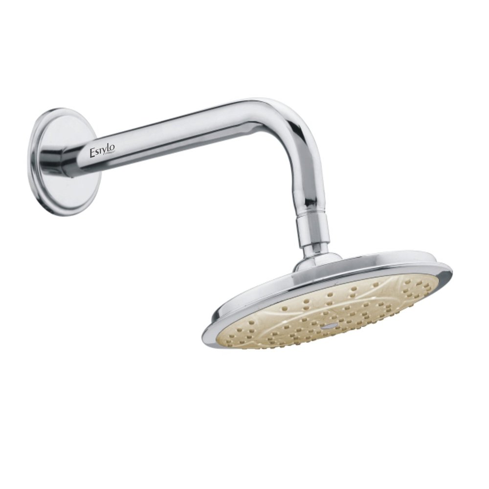 Estylo Brand - Bend Shower ABS SHOWER ROYAL 7" With SS 15 INCH ARM - Chrome Finished Item - CAT NO: 3871