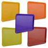AXIS Enterprises Melamine Service Tray 9" - Multi Colour RYGOB - 5 pcs Set view 1