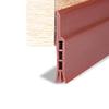 Stick&Seal Silicone Sweep Weather Stripping Door Draft Stopper (28 mm Wide X 1 m, Brown) view 1