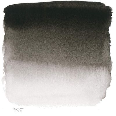 Sennelier lAquarelle French Artists Watercolour 10ML Black/White/Grey (Ivory Black) Ideal for Watercolor Paper,Primed Canvas with Watercolor Brushes,Pencils,Gouache,Masking Fluid and Waterproof Inks.