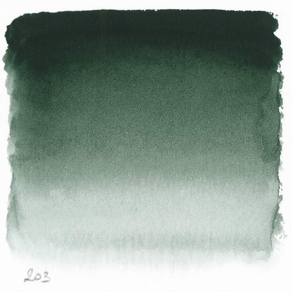 Sennelier lAquarelle French Artists Watercolour 10 ML Black/White/Grey (Greenish Umber)