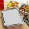 KRUM Food Storage Disposable Aluminium Foil Containers with Lid(Pack of 100, 750 ml) view 3