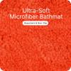 SARAL HOME EASY LIVING Saral Home Microfiber Anti-Skid Rectangular Bath Mat Pack Of 2 (Orange, 40X60 Cm) view 4