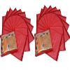 DMS RETAIL Single Packing Saree Cover Red 24 Pcs Combo (for Gift Packing & Personal USE) view 1
