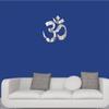 Wall1ders Om Mirror Stickers for Wall, Acrylic Mirror Wall Decor Sticker, Wall Mirror Stickers, Acrylic Stickers, Wall Stickers for Hall Room, Bed Room, Kitchen. (Silver)-Self-Adhesive view 1