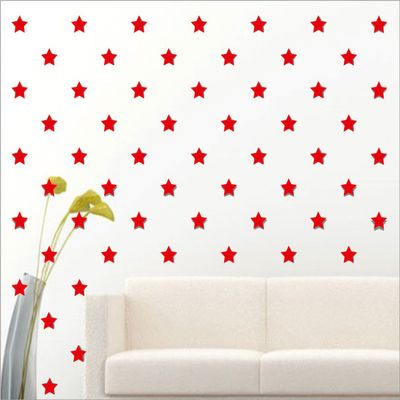 Wall1ders Stars (Each Star Size 5 cm), mirror stickers for wall, acrylic mirror wall decor sticker, mirror stickers for wall, acrylic mirror wall decor sticker, wall mirror stickers, Acrylic Stickers, Wall Stickers for Hall Room, Bed Room, Kitchen. (