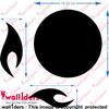 Wall1ders Large Size Sun Golden Acrylic 3D Mirror Stickers for Wall, Large Size (60 cm X 60 cm) view 3