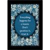 TIED RIBBONS Everything Happens for a Reason Don't Question It, Trust It Inspiring Poster with Frame(13.6 inch X 10.2 inch,Multicolor, Engineered Wood) view 1