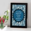 TIED RIBBONS Everything Happens for a Reason Don't Question It, Trust It Inspiring Poster with Frame(13.6 inch X 10.2 inch,Multicolor, Engineered Wood) view 2