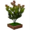 fancymart Artificial Bonsai Pine Bush with Wooden Pot view 1
