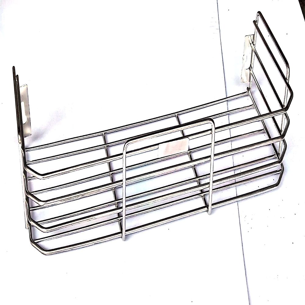 Berio 15 Inch X 4 Inch Steel Wired Shelf for Bathroom/Kitchen/Spice Storage etc
