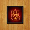 999STORE doorhanging Fiber Framed Ganesha chaturthi Art Printed Framed Door Sticker (5 x 5 inches) view 1