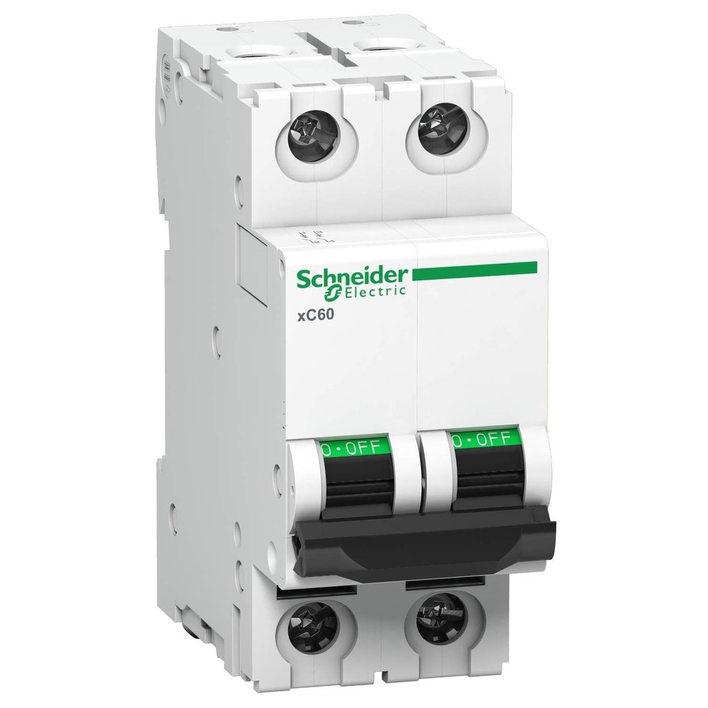 Schneider ACT 9 6A 2 Pole MCB (Multicolour) (ACT 9 'C' CURVE)