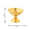 DreamKraft Brass Diwali Chandramukhi Deepak (Diya Oil Lamp) for Puja Home Dcor view 4