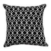Sadyaska Home Dcor Cube Geometric Pattern Black & White Parallel-Piped Cuboid Cushion Cover for Car, Office Chair, Sofa (Size : 16x16) view 1