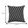Sadyaska Home Dcor Cube Geometric Pattern Black & White Parallel-Piped Cuboid Cushion Cover for Car, Office Chair, Sofa (Size : 16x16) view 2