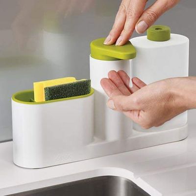 siddhmurti Sink Tidy with Suction Cup Organizer Brush