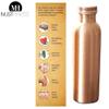 MustHaves Copper Water Bottle, 1000ml, Set of 1, Copper view 3