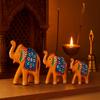 DreamKraft Paper Mache Elephant Showpiece for Enhance Home Decor - Yellow (Set of 3), Traditional, Artistic, Home Decor view 4