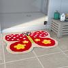 Saral Home Microfiber Anti-Skid Bathmat -(Red, 45X55 CM) view 2