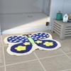 Saral Home Microfiber Anti-Skid Bathmat -(Blue, 45X55 CM) view 2
