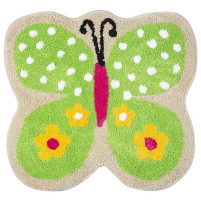 Saral Home Microfiber Anti-Skid Bathmat -(Green, 45X55 CM)