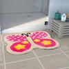 Saral Home Microfiber Anti-Skid Bathmat -(Pink, 45X55 CM) view 3