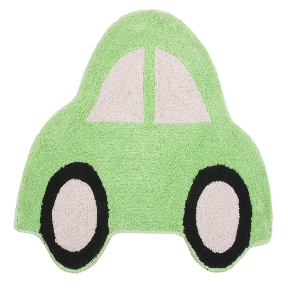 Saral Home Microfiber Anti-Skid Bathmat -(Green, 45X70 CM)