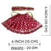 Salvus App SOLUTIONS Traditional Pink Dress for Devi MATA - Perfect for Puja and Festive Occasions view 2