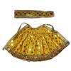 Salvus App SOLUTIONS Traditional Yellow Dress for Devi MATA - Perfect for Puja and Festive Occasions (Pack of 1) view 1