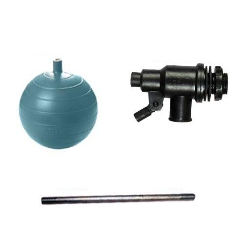 SHRUTI Ball Cock Set/Float Valve Set, Comes with Ball, Aluminium Road,and PVC Ball Cock - 20mm -(1293,1303,1286)