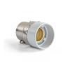 B22 to E14 Screw Base Socket Lamp Holder Light Bulb Converter Adapter,5 Pieces,Black or White Randomly view 4