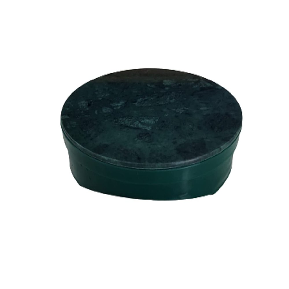 SIMRAN HANDICRAFTS - B E Craft,Marble Chakla, Marble Roti Maker, Green Color, 9 Inches (22.6 cm)