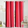 Honey TradersPremium 2 Piece Eyelet Polyster Curtain - 7ft, Peach view 1