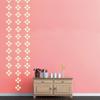 Kayra Decor 'Gypsy-Beads' Reusable Wall Stencils/DIY Painting Tools/Durable Than Wall Stickers (PVC, 12-inch x 12-inch) view 1