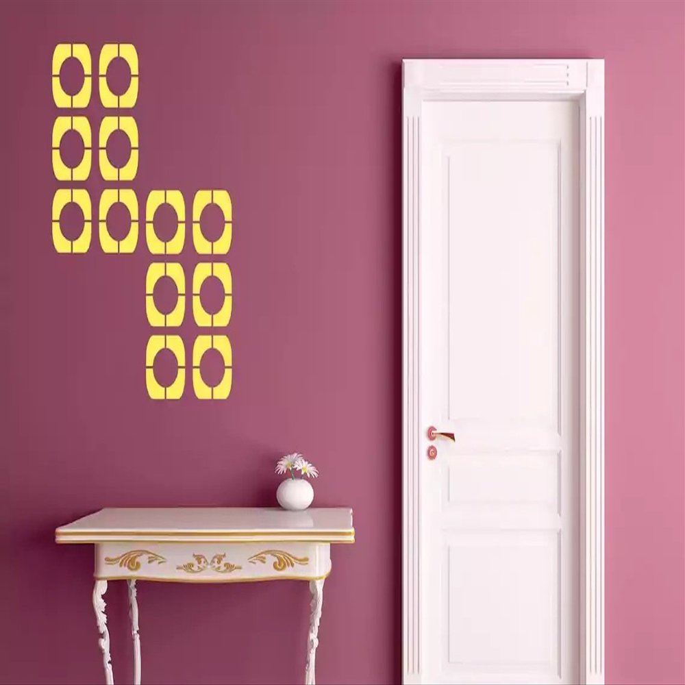 Kayra Decor Frames Reusable DIY Wall Stencil Painting for Home Decor (Plastic Sheet, 12 inch x 12 inch)