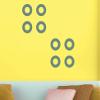 Kayra Decor Reusable DIY Wall Stencil Painting for Home Decor (Plastic Sheet, 12 inch x 12 inch) view 1