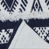 THE HOME TALK Printed Handmade Cotton Carpets | Tribal Contemporary Decorators | Area Rugs for Bedroom, Center Table, Living Room, Drawing Room, Hall | Machine Wash | 50x100 cm | Blue & White view 4