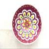 Traditionally decorated earthen diyas with wick view 3