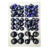 eshoppee 400 gm Handmade lampwork Round Shape Glass Beads for Jewellery Making kit Art and Crafts Materials for Necklace Bracelet Earring Making Materials DIY kit (Blue) 400 GM view 1