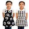 Switchon waterproof kids multi purpose cooking painting and school apron with front pocket pack of 2 apron, Proudly made in india view 1