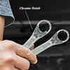 Realstf Heavy Duty Box End Ring Spanners, 8 Pcs Set with Hanging Tray view 3