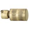 FAST Curtain Accessories CB01C Brass Antique Curtain Finial with Premium Rod Support/CLAMP/Bracket Pack of 4PCS view 2