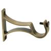 FAST Curtain Accessories CB01C Brass Antique Curtain Finial with Premium Rod Support/CLAMP/Bracket Pack of 4PCS view 3