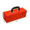 PAHAL Metal Tool Box 12 x 4 x 4.5 Inch, Heavy Duty Steel Tool Storage Box, Durable Multipurpose Toolbox for Mechanic, Electrician & Home Use (Red, Portable, Empty) view 4
