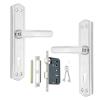 Spider Steel Heavy Duty Mortise Door Lock Set with Chrome Plated Finish Size 7.2inch (180mm) (S606MCP + RML6) for Bedroom, Living Room, Main Door view 2