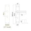 Spider Steel Heavy Duty Mortise Door Lock Set with Chrome Plated Finish Size 7.2inch (180mm) (S606MCP + RML6) for Bedroom, Living Room, Main Door view 4