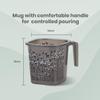 Nayasa Plastic Bucket & Matching Mug, Black, 18 L view 3